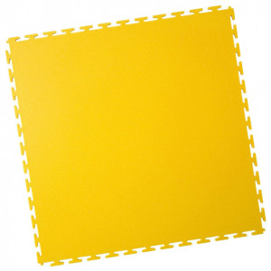 Industrievloer pvc kliktegel 7 mm geel